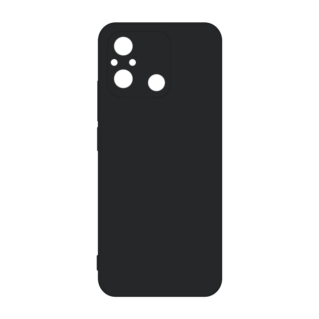 Чехол для мобильного телефона Intaleo Silicone Xiaomi Redmi 12C Black (1283126600678) - изображение 1