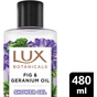 Гель для душу Lux Botanicals Інжир та олія герані 480 мл (8720181499821) - зменшене зображення 3