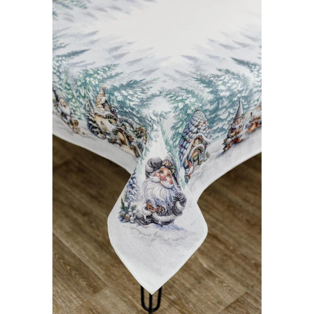 Скатертина Прованс гобеленова Казкові гноми 135х140 см (038444) - picture 4