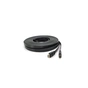 Кабель мультимедийный HDMI M to HDMI M 15.0m V1.4 black Merlion (YT-HDMI(M)/(M)SLIM-15m/06971) - уменьшенное изображение 1