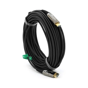 Кабель мультимедійний HDMI M to HDMI M 20.0m V2.0 4K UHD black VEGGIEG (YT-HDMI(M)/(M)HA-20/19719) зображення 1