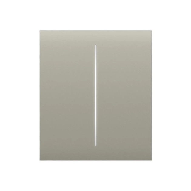 Накладна панель Ajax CenterButton 2-gang/olive - picture 1