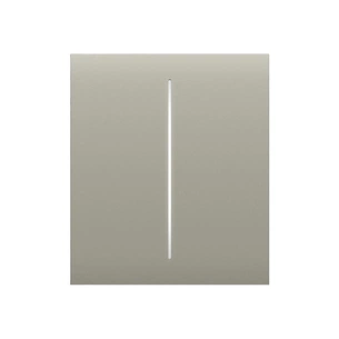 Накладна панель Ajax CenterButton 2-gang/olive picture 1