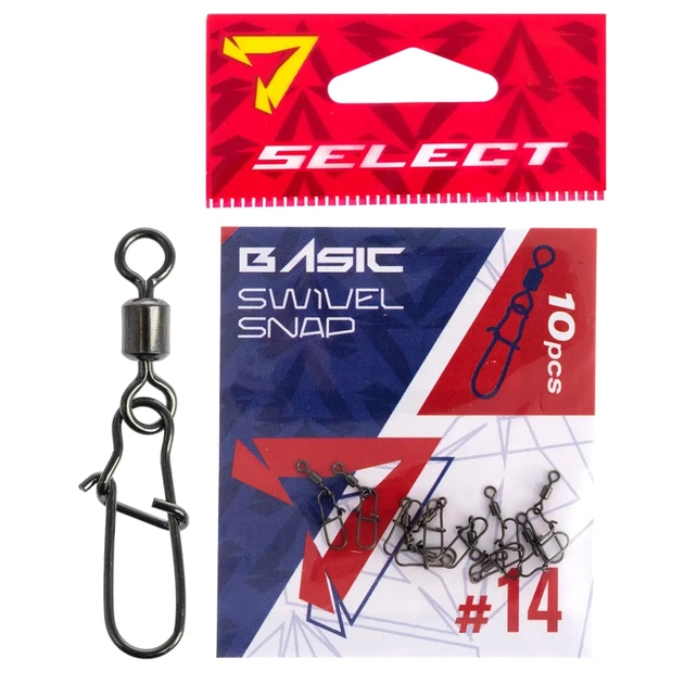 Вертлюг Select з застібкою Basic Swivel Snap No.14 (10 шт/уп) (1870.75.47) - изображение 1