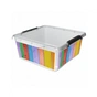 Контейнер для зберігання Orplast з кришкою Кольорова деревина з кліпсами 18 л (6188) - зменшене зображення 1