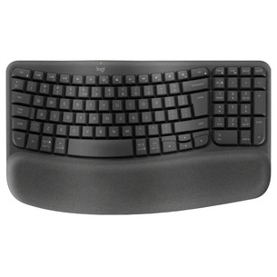 Клавіатура Logitech Wave Keys For Business Bluetooth/Wireless UA Black (920-012334) зображення 1