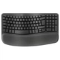 Клавіатура Logitech Wave Keys For Business Bluetooth/Wireless UA Black (920-012334) - зменшене зображення 1