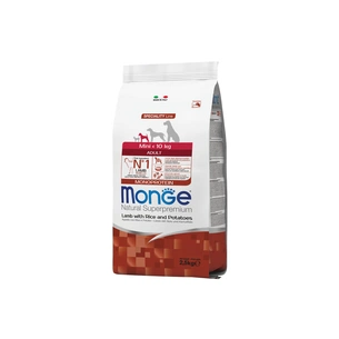 Сухий корм для собак Monge Dog Mini Adult зі смаком ягняти 2.5 кг (8009470011549) зображення 1