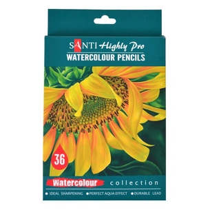 Олівці кольорові Santi Highly Pro 36 шт акварельні (742387) изображение 1