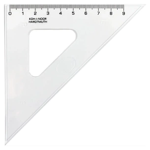 Лінійка Koh-i-Noor Трикутник 45/113, безкольоровий (745398) зображення 1