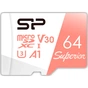 Карта пам'яті Silicon Power 64GB microSDXC class 10 UHS-I U3 V30 A1 Superior (SP064GBSTXDV3V20SP) - зменшене зображення 2