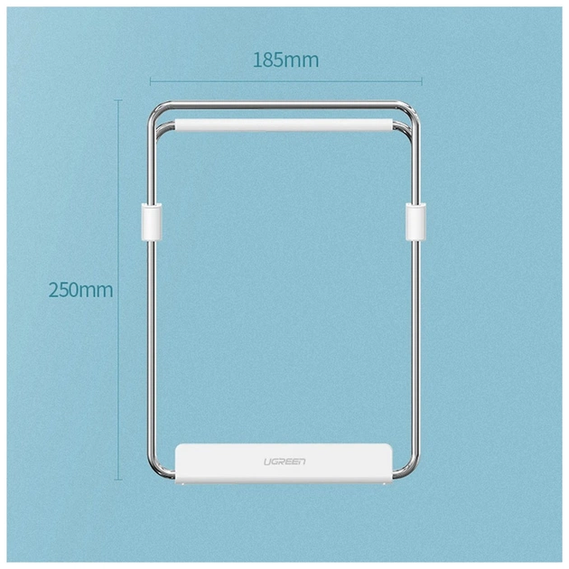 Підставка до ноутбука Ugreen LP230 Foldable Desktop Laptop Stand Silver (80348) - picture 10