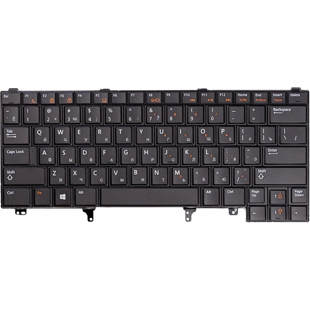 Клавіатура ноутбука Dell Latitude E6220/E6420 чорна (KB310730) - зображення 1