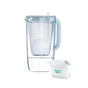 Фільтр-глечик Brita Glass Jug One скляний 2.5л (1.7л води) з фільтр-картриджем, синій (1050452) - уменьшенное изображение 1