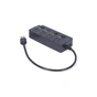 Концентратор Gembird 4 ports (1xUSB3.1+3xUSB2.0) switch black (UHB-U3P1U2P3P-01) - зменшене зображення 2
