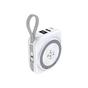 Батарея універсальна Choetech Magnetic Wireless 10000mAh, 22.5W, PD, build USB-C, Apple Watch charger (B697C-WHSL) - зменшене зображення 1