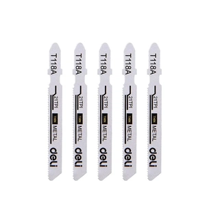 Полотно Deli для лобзика, по металу T118A (EDH-QJT021-E4) зображення 1