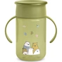 Поїльник-непроливайка Suavinex Bear Family 340 мл, +12 міс. зелена (402647) - зменшене зображення 1