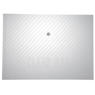 Папка - конверт Comix А4, прозора у смужку, комплект 20 шт (FOLD-COM-C318-C) зображення 1