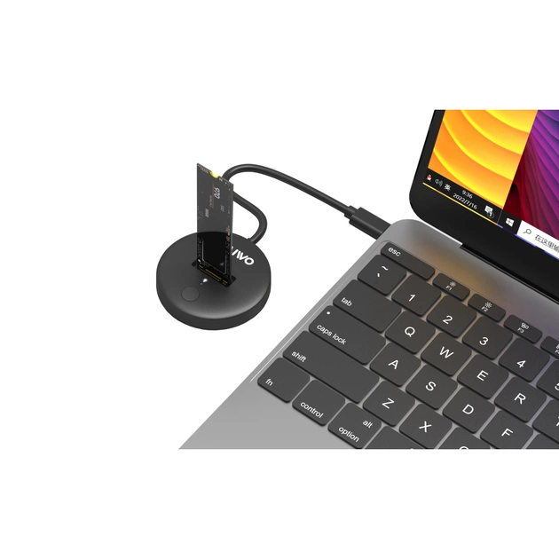 Док-станція для накопичувачів Maiwo M.2 NVMe/SATA SSD to USB3.2 Gen2 USB-C 10Gbps (K1698P2) - picture 3