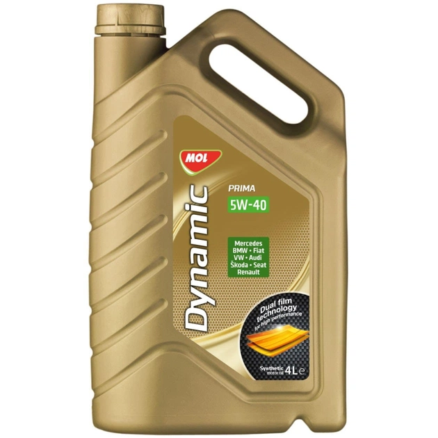 Моторное масло MOL Dynamic Prima 5W-40 API SN/CF 4л (13301138) - изображение 1