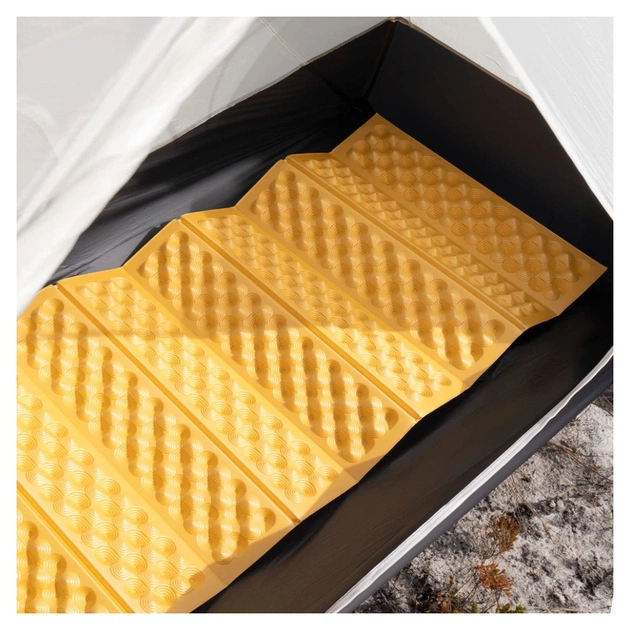 Туристичний килимок Naturehike IXPE CNK2550WS030, алюмінієва плівка, 18 мм, оливковий-зелений (6977465868206) - picture 7