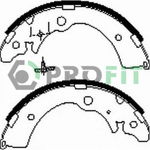 Гальмівні колодки Profit 5001-0318 зображення 1