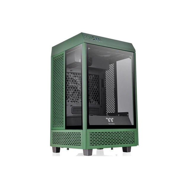 Корпус ThermalTake Tower 100 TG Racing Green (CA-1R3-00SCWN-00) - изображение 1
