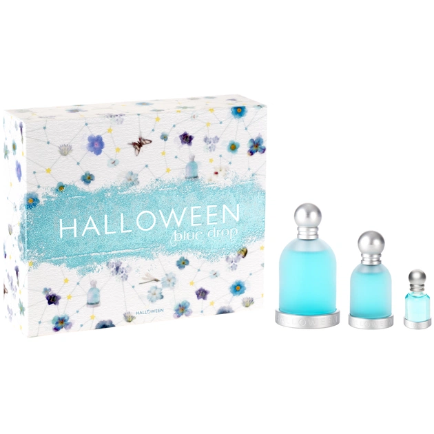 Набір косметики Halloween Blue Drop туалетна вода 100 мл, 30 мл та 4.5 мл (8431754006949) - picture 1