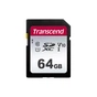 Карта пам'яті Transcend 64GB SDXC class 10 UHS-I U1 V10 (TS64GSDC300S) - зменшене зображення 1