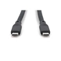 Дата кабель USB-C to USB-C 0.5m USB4 2.0 80G 240W 16K silicone black Digitus (AK-300350-005-S) - зменшене зображення 11