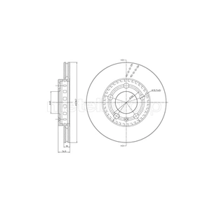 Гальмівний диск METELLI 23-0614 зображення 1