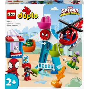 Конструктор LEGO DUPLO Super Heroes Людина-Павук і друзі: Пригоди на ярмарку 41 деталь (10963) зображення 1