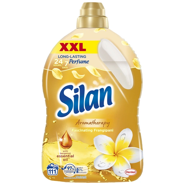 Кондиціонер для білизни Silan Ароматерапія Захоплюючий Франжипані 2.775 л (9000101544398) - зображення 1