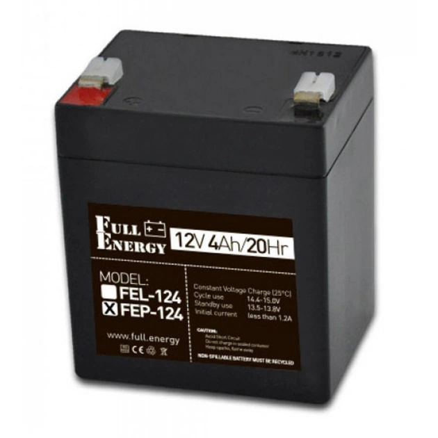 Батарея к ИБП Full Energy 12В 4Ач (FEP-124) - изображение 1