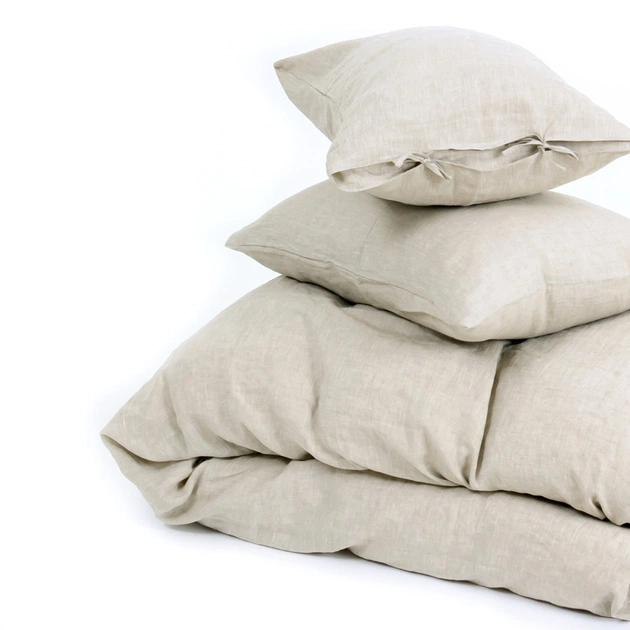 Постельное белье MirSon Лен Grey sky 110х140 (2200005370650) - изображение 9