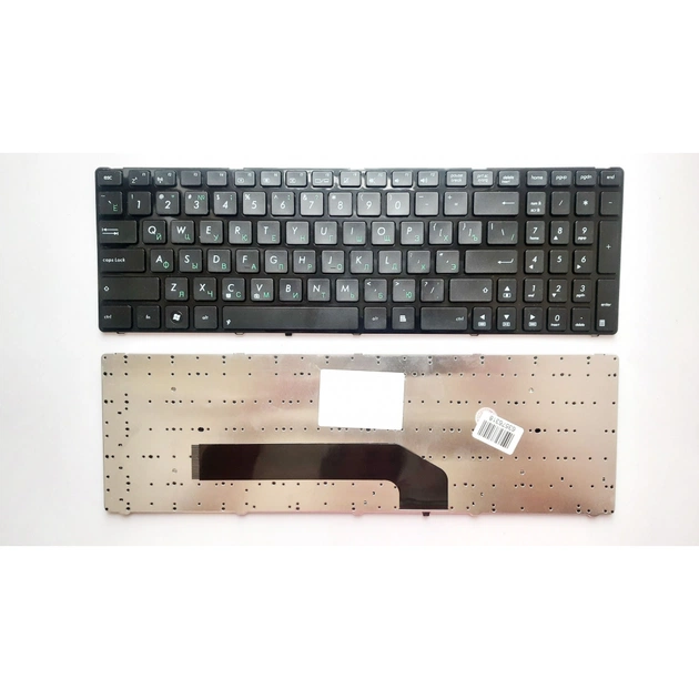 Клавіатура ноутбука ASUS K50/K60/K70 Series черная UA (A43325) - зображення 1