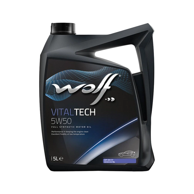 Моторное масло Wolf VITALTECH 5W50 5л (8314728) - изображение 1