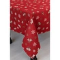 Скатертина Прованс Дзвіночки на червоному 136х136 см (036856) - зменшене зображення 2