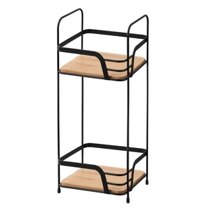 Полиця у ванну Ardesto Minimalism 2-ярусна Чорна (ARHK4502BB) изображение 1