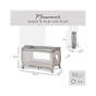 Дитячий манеж Hauck Sleep N Play Go Plus (Beige) (60082-5) - зменшене зображення 10