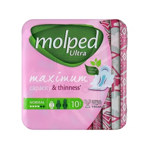 Гігієнічні прокладки Molped Ultra Normal Deo Floral 4 краплі 10 шт. (8690536838547) зображення 1
