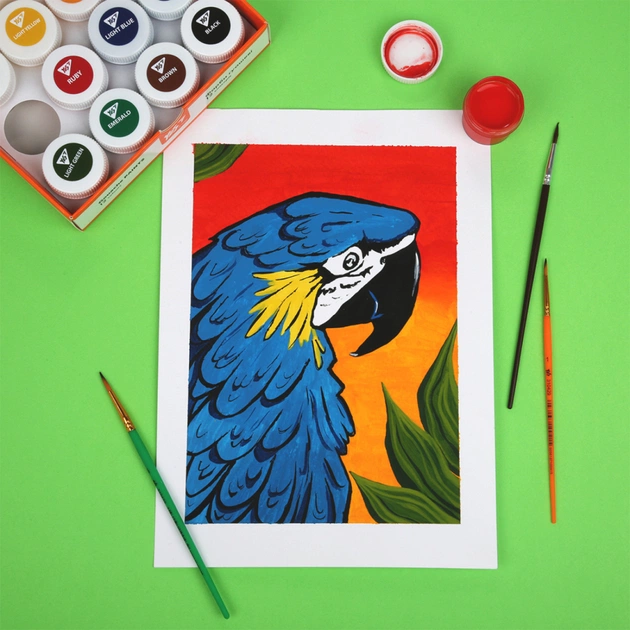 Гуашеві фарби Yes Orange Line 16 кольорів по 20 мл (230433) - picture 7