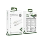 Дата кабель USB 2.0 AM to Lightning 1.2m 30W nylon white Acefast (6974316286240) - уменьшенное изображение 5