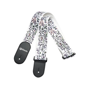 Ремінь для гітари DiMarzio Steve Vai Print Art Strap White (DD3142) зображення 1