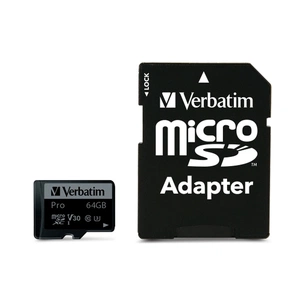 Карта пам'яті Verbatim 64GB microSDXC class 10 UHS-III PRO (47042) зображення 1