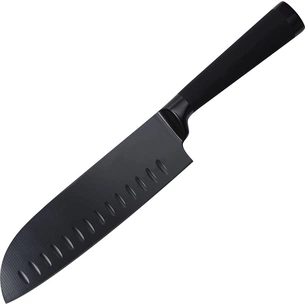 Кухонний ніж Bergner Black Blade Сантоку 17,5 см (BG-8776) зображення 1