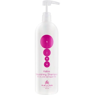 Шампунь Kallos Cosmetics KJMN Nourishing Shampoo для сухого і пошкодженого волосся 1000 мл (5998889502096) зображення 1