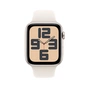 Смарт-годинник Apple Watch SE GPS + Cellular 40mm Starlight Aluminium Case with Starlight Sport Band - S/M (MXGJ3QH/A) - зменшене зображення 2