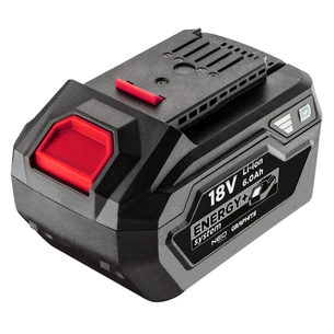 Акумулятор до електроінструменту Graphite Energy+, 18V, 6Ah, 0.92кг (58G086) зображення 1